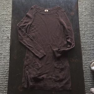 Chocolate Brown Sweater Dress
